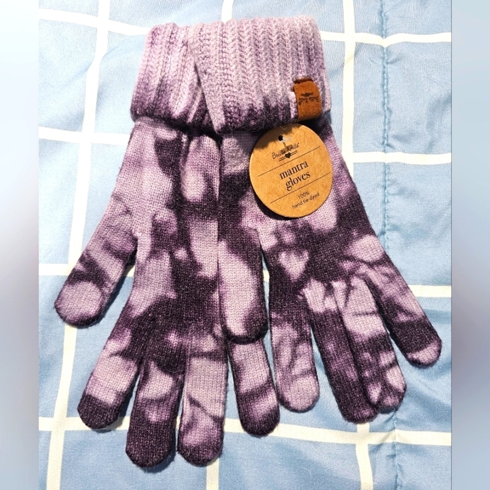 NWT Purple Tie-Dye Gloves​​​​